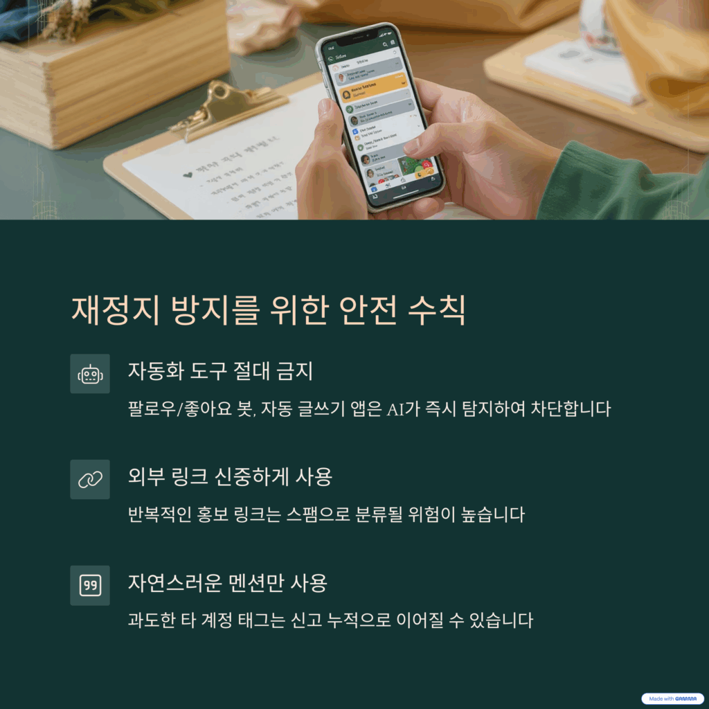 스레드 영구 비활성화