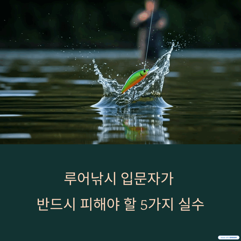 루어낚시