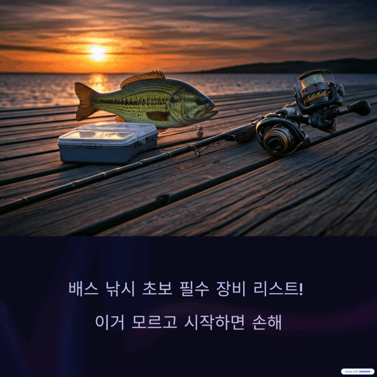 낚시 입문자